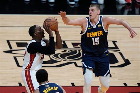 Jokic scores 41 points in Nuggets' Game 2 loss to Heat in NBA Finals